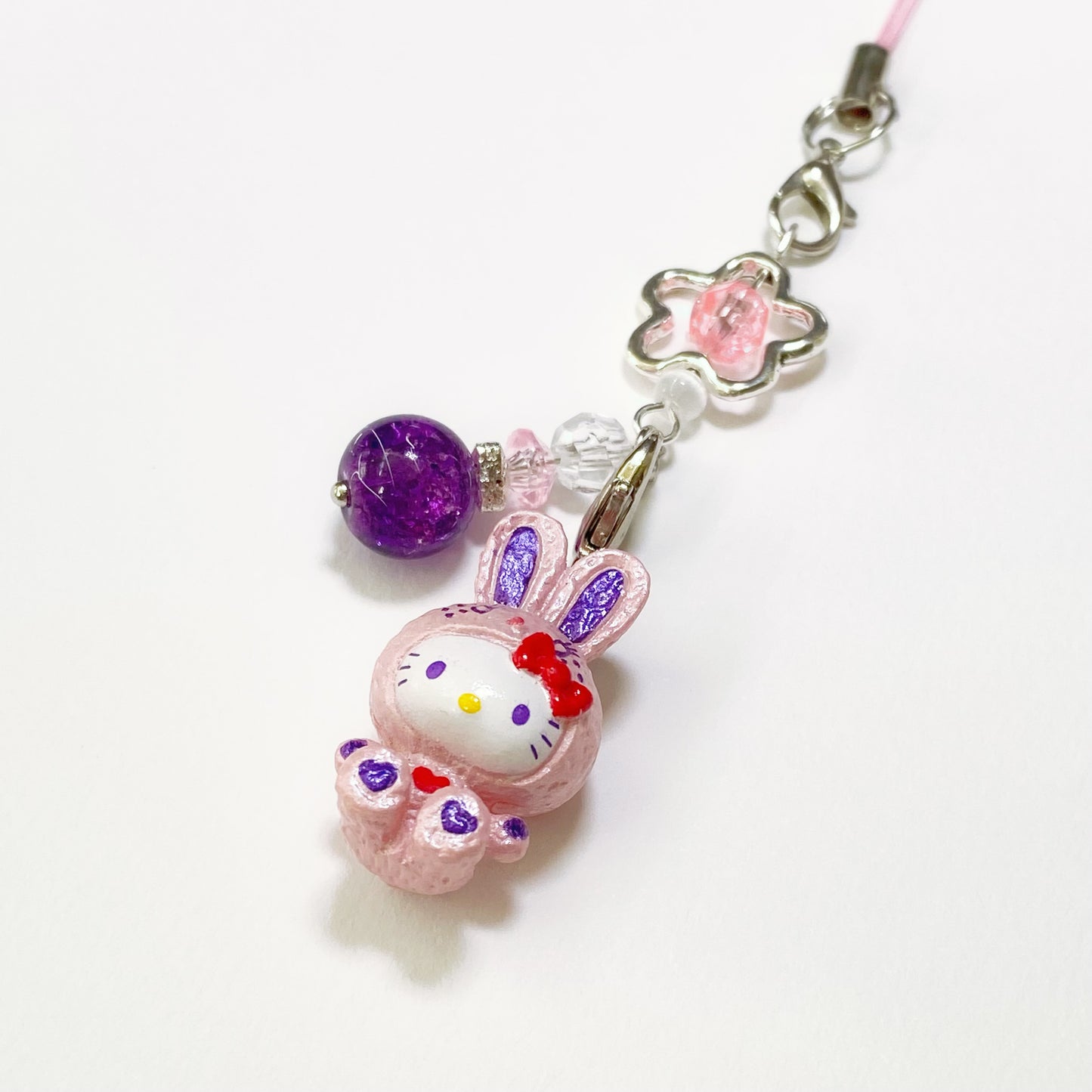 Lilac Bunny Hello Kitty Charm