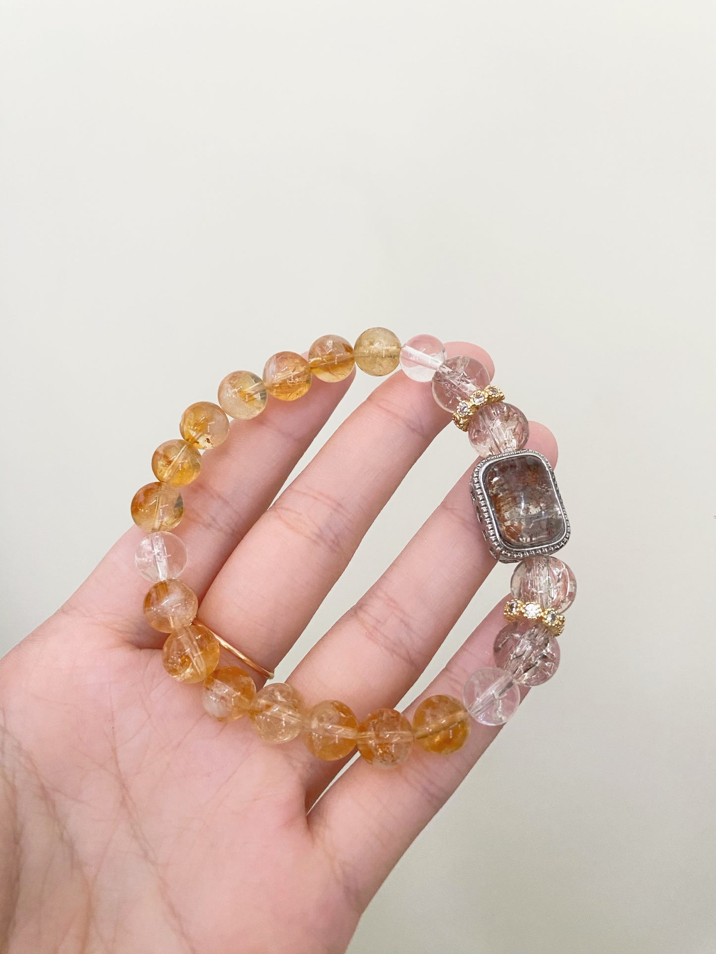 Citrine Crystal Bracelet: WINGS OF DREAMS