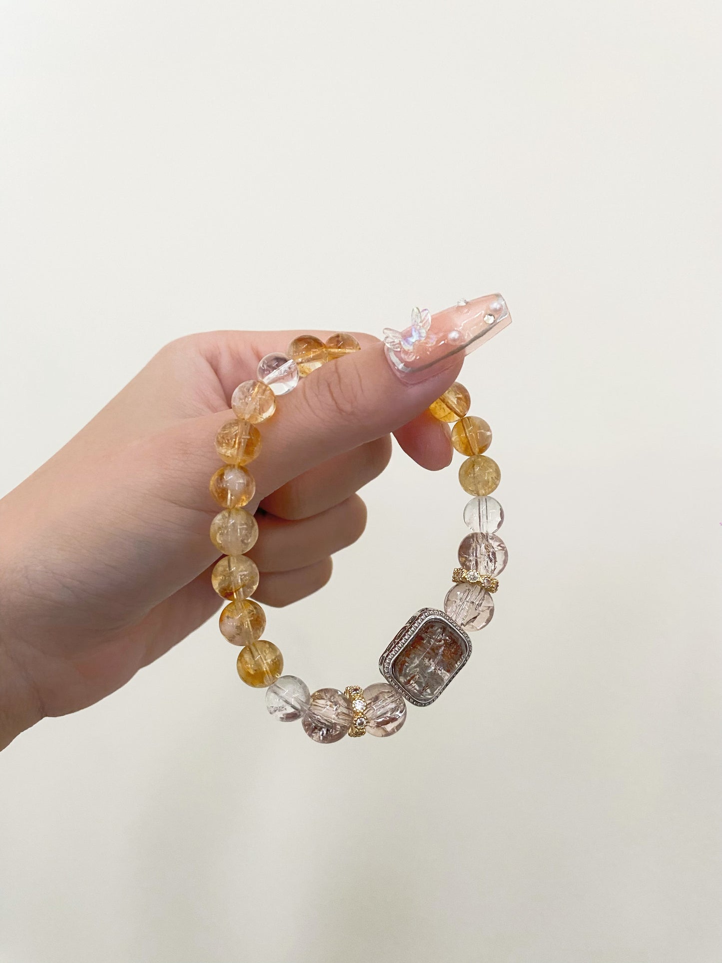 Citrine Crystal Bracelet: WINGS OF DREAMS