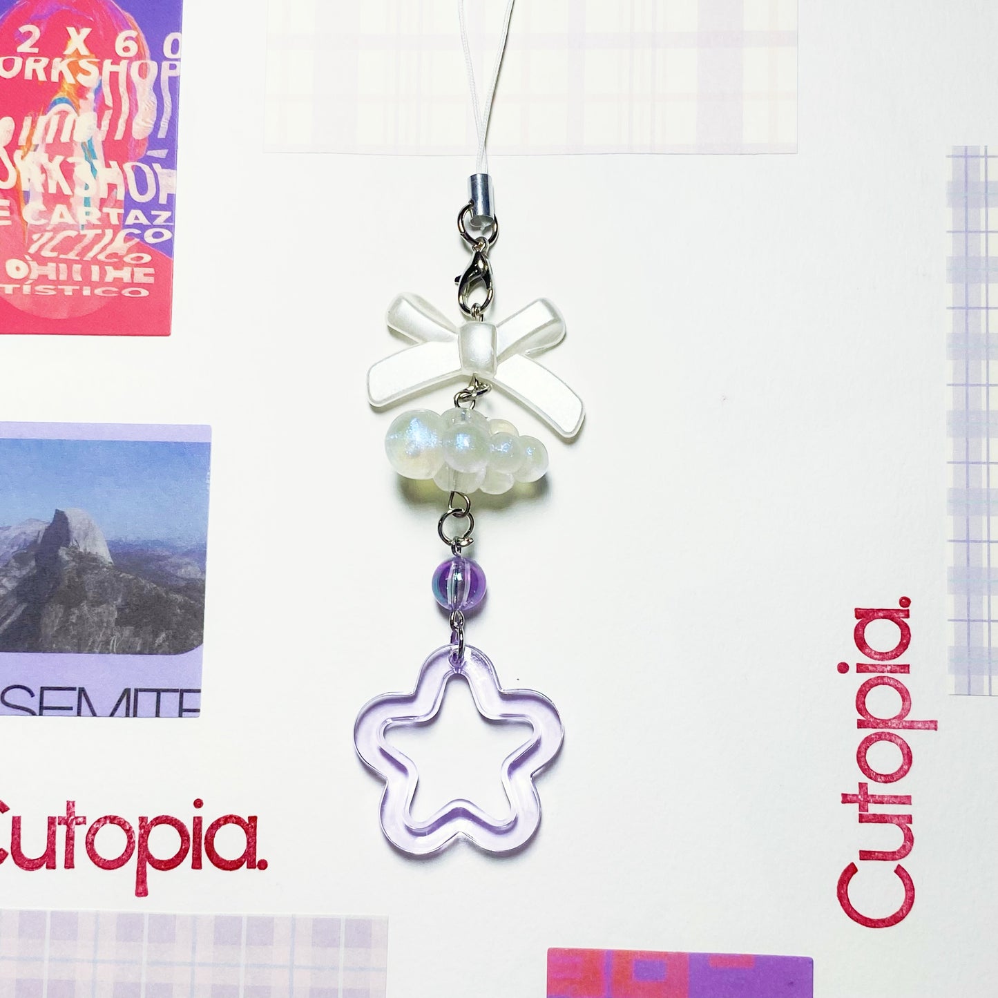 Starlight Bow Phone Charms