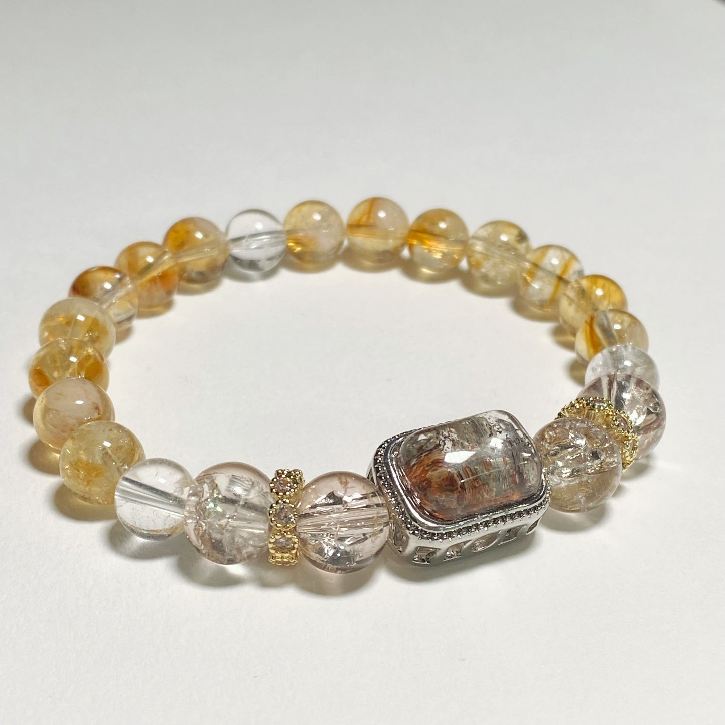 Citrine Crystal Bracelet: WINGS OF DREAMS