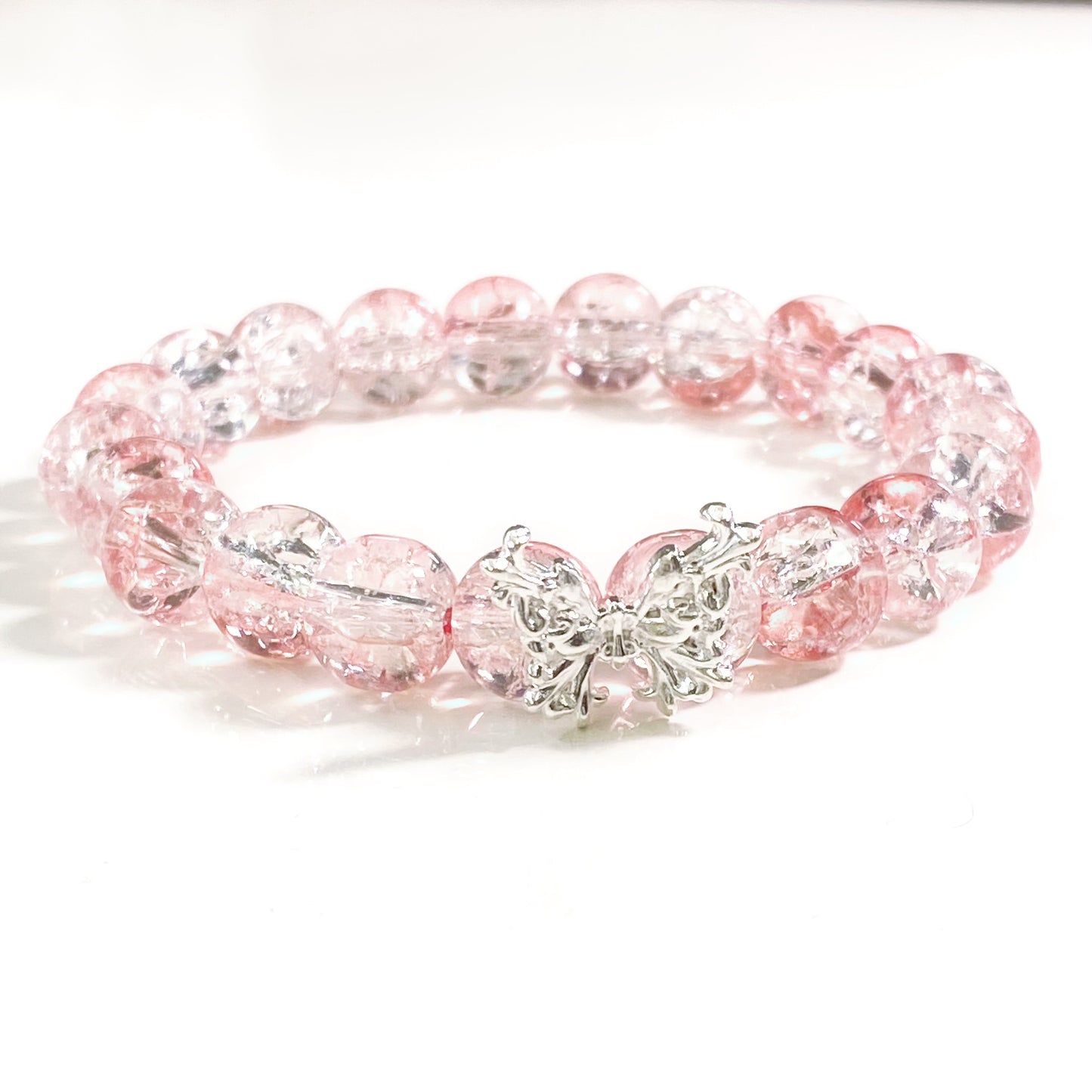 Twinkle Pink Butterfly Bracelet