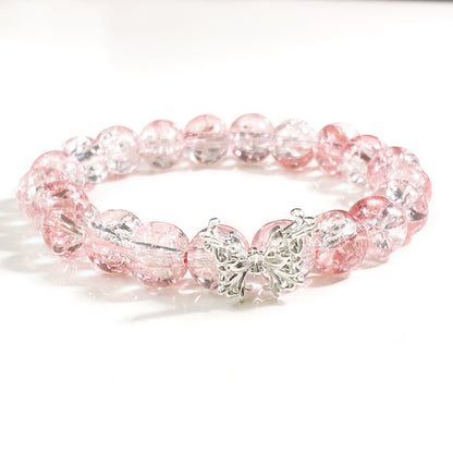 Twinkle Pink Butterfly Bracelet