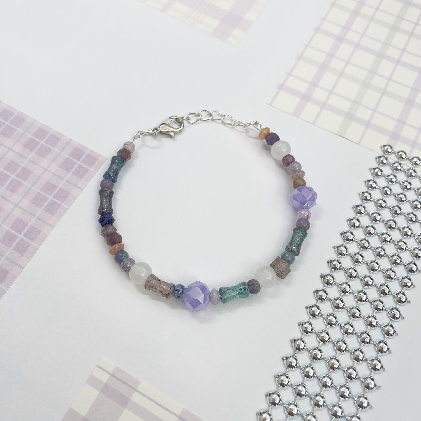 Pastel Dreams Beaded Bracelet