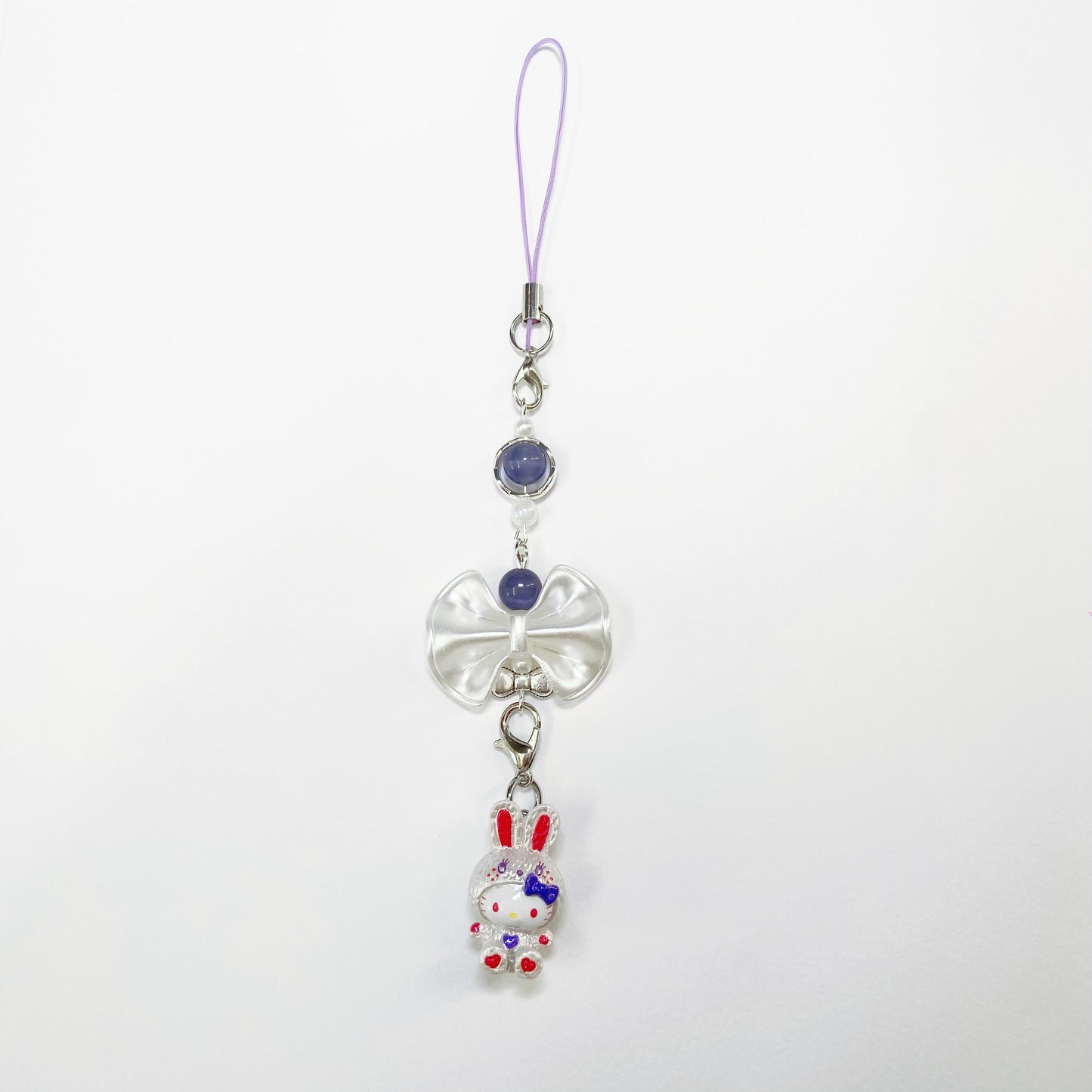 Bow Bunny Kitty Phone Charm