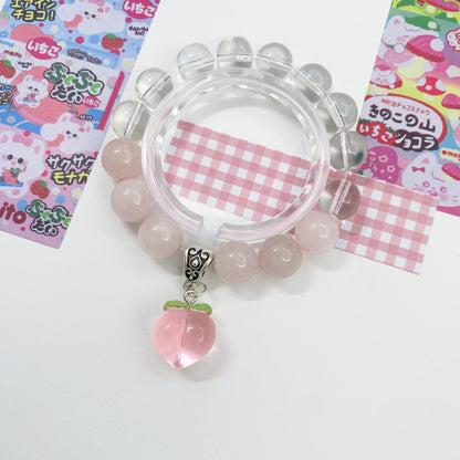 Peach Blossom Charm Bracelet