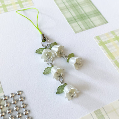 Lily of the Valley Phone Charm