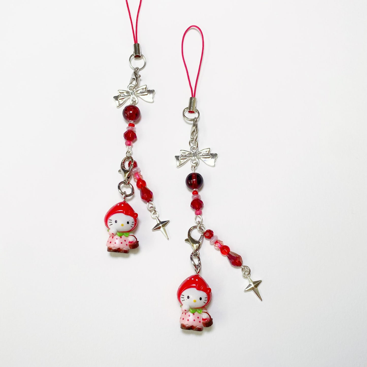 Strawberry Hello Kitty Phone Strap