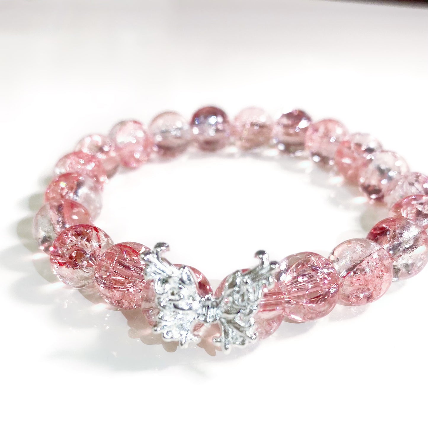 Twinkle Pink Butterfly Bracelet