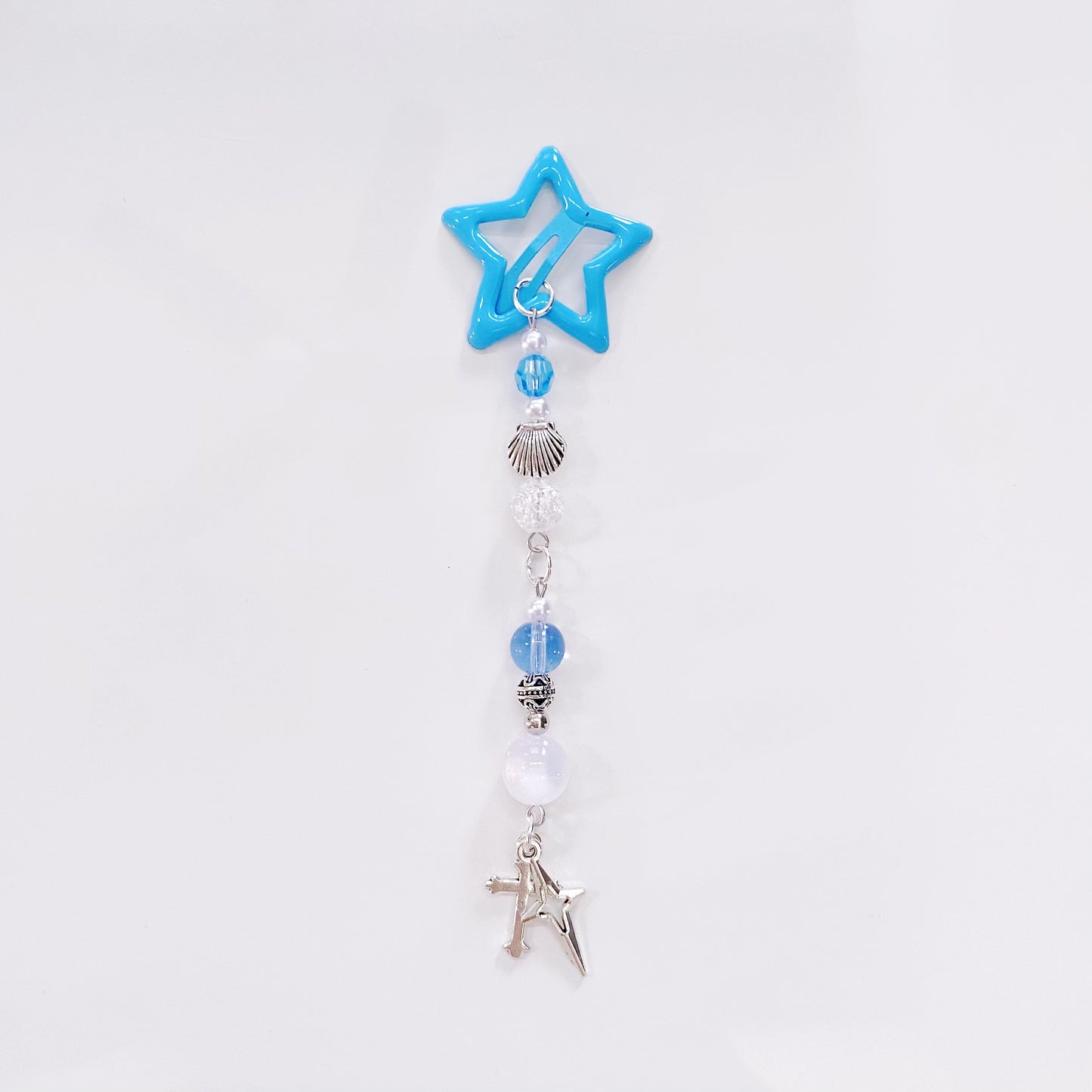 Handmade Blue Star Hairclip