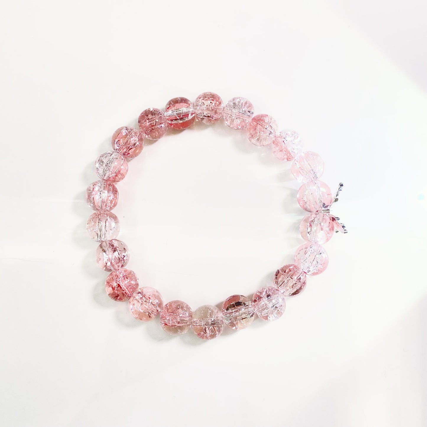 Twinkle Pink Butterfly Bracelet