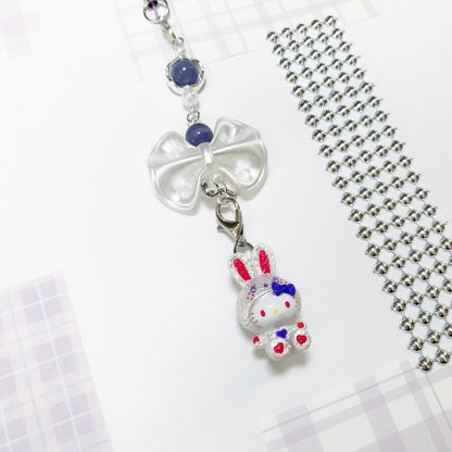 Bow Bunny Kitty Phone Charm