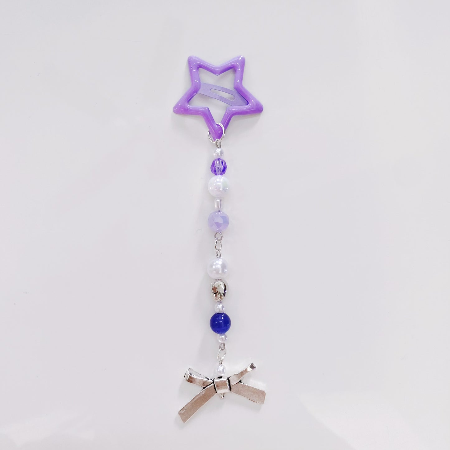 Handmade Purple Star Hairclip