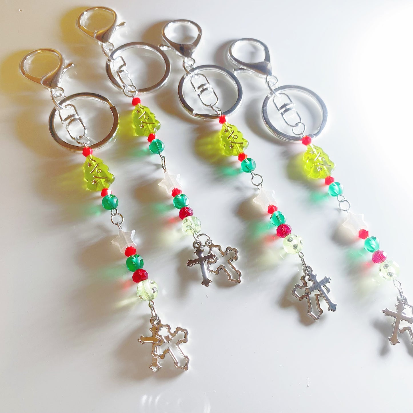 Holiday Cheer Handmade Keychain