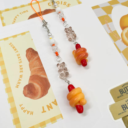 Sausage Roll Charm Straps