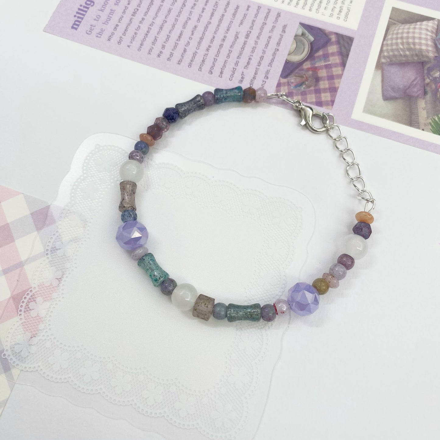 Pastel Dreams Beaded Bracelet