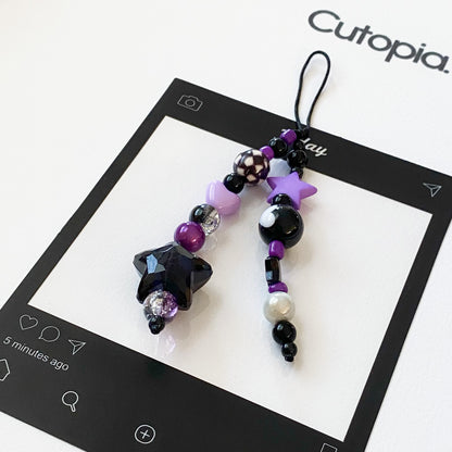 Midnight Galaxy Phone Strap