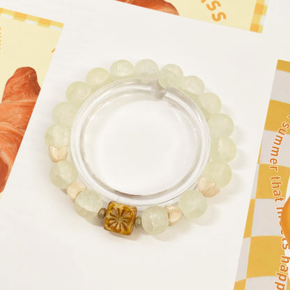 Sunlit Sands Czech Bead Bracelet