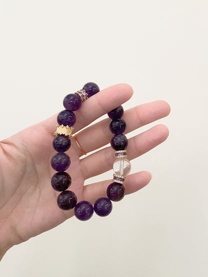 Amethyst Crystal Bracelet: STELLAR FANTASY