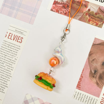 Bunny Burger Charm Straps