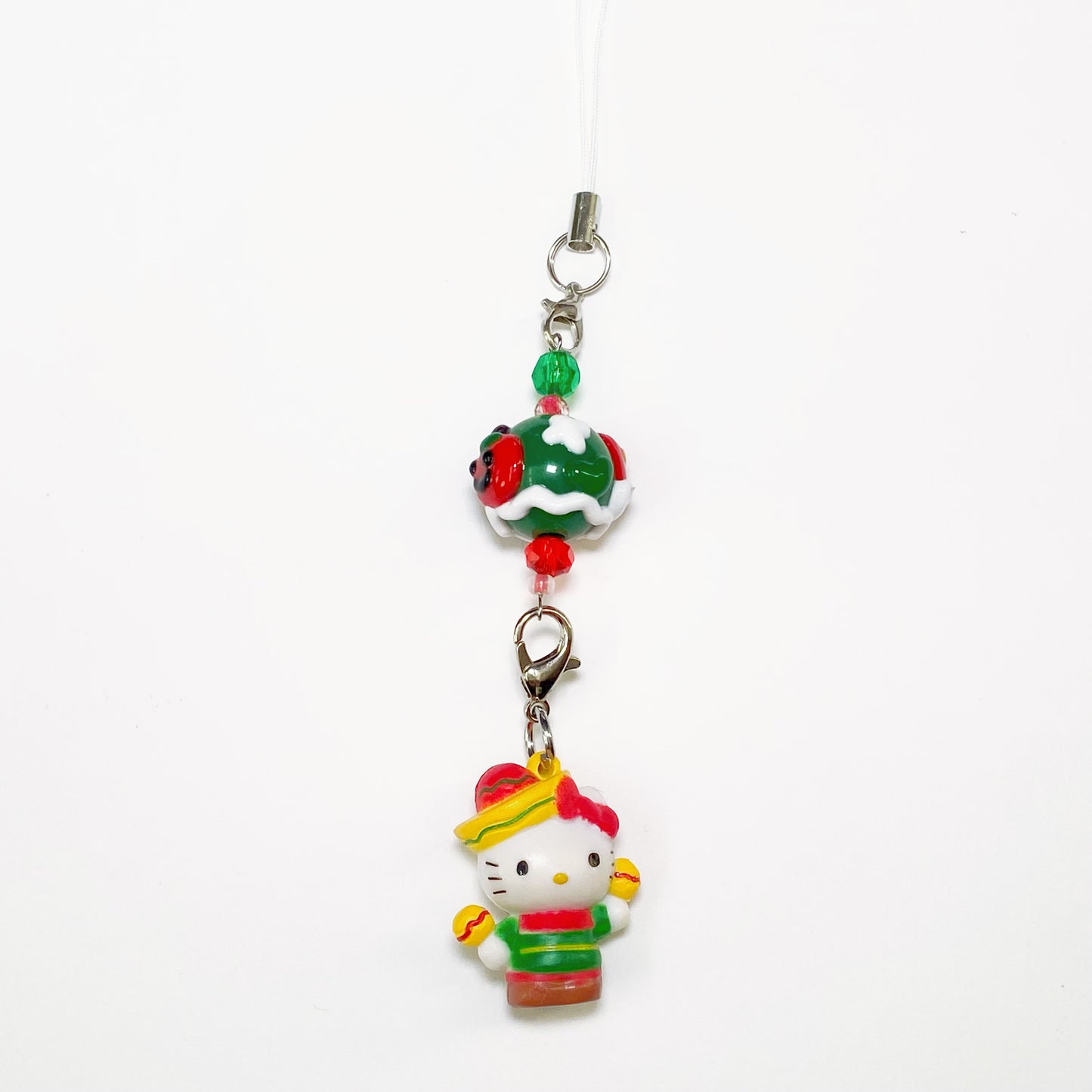 Christmas Hello Kitty Phone Charm