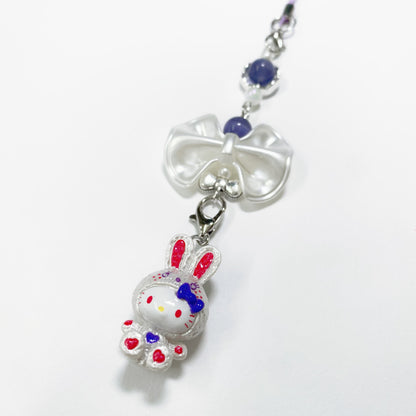 Bow Bunny Kitty Phone Charm