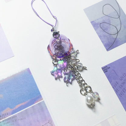 Celestial Jellyfish Phone Charm