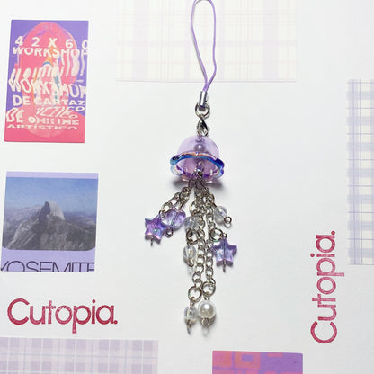 Celestial Jellyfish Phone Charm