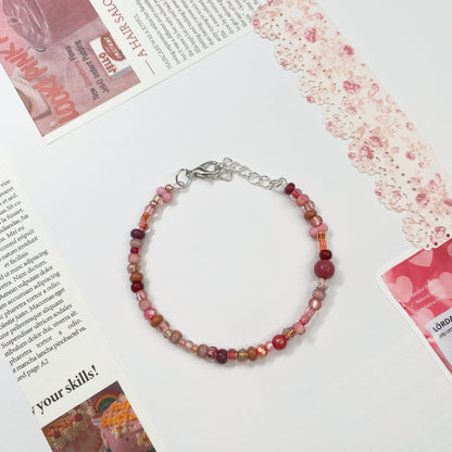 Rose Blush Beaded Bracelet