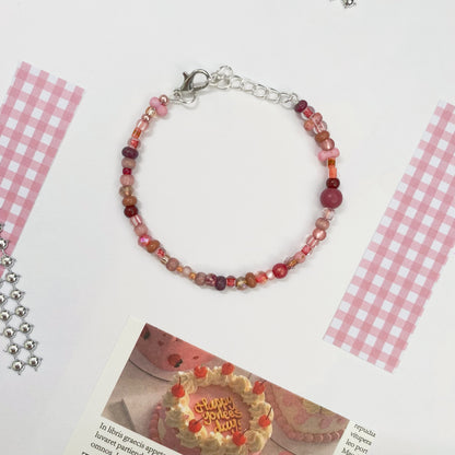 Rose Blush Beaded Bracelet