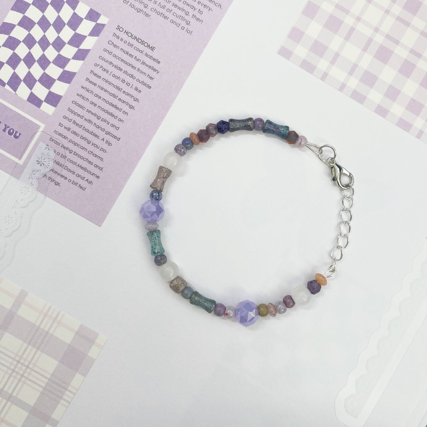 Pastel Dreams Beaded Bracelet