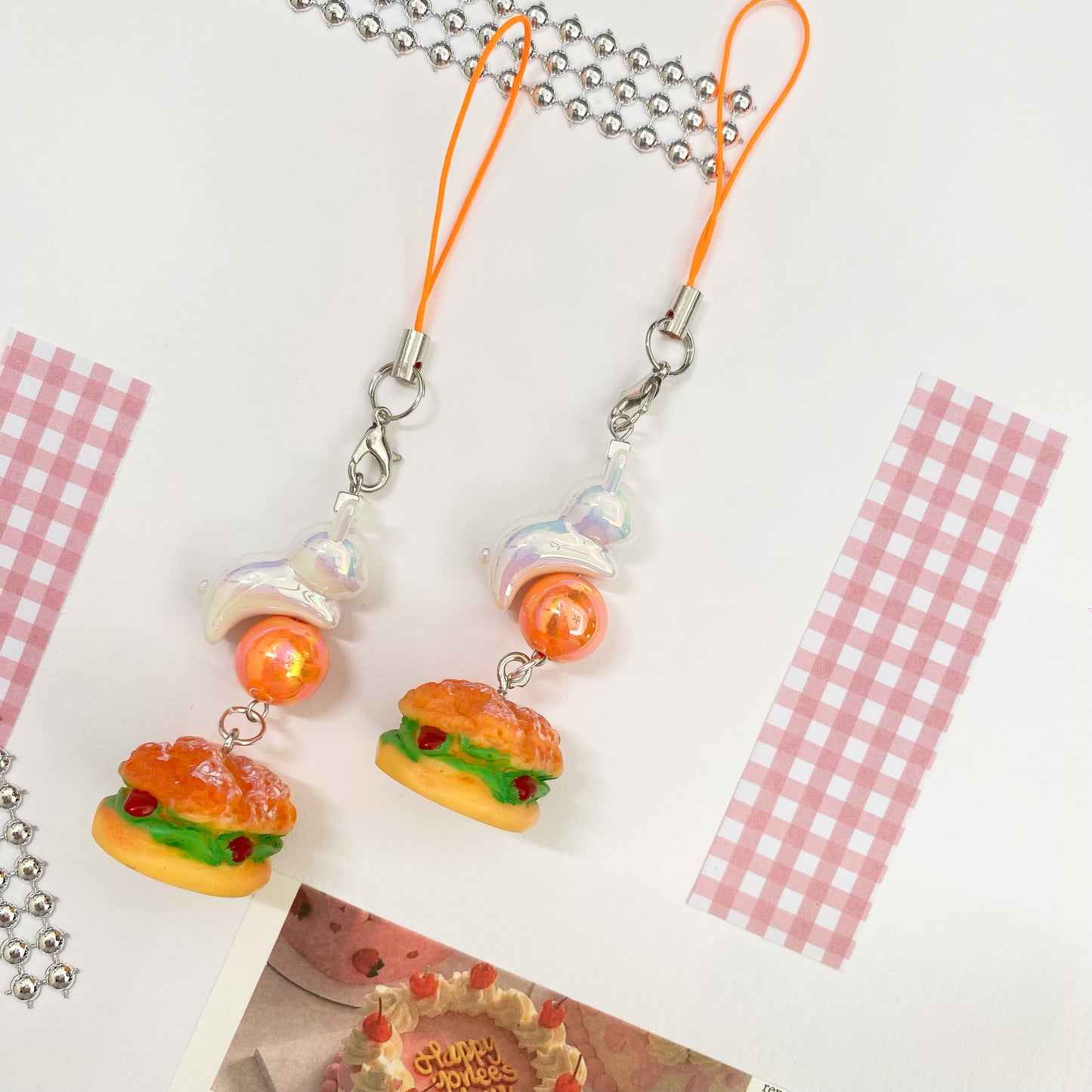 Bunny Burger Charm Straps