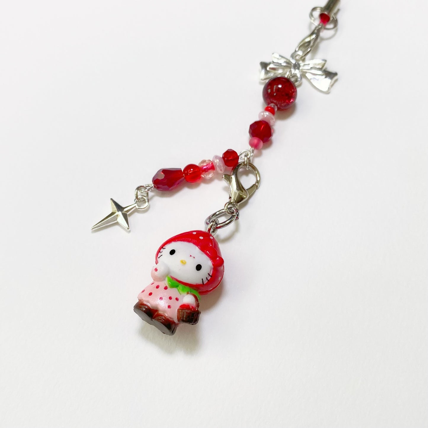 Strawberry Hello Kitty Phone Strap